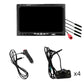 TFT car monitor with power leads and four cable-connected dome cameras