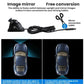 Car camera mirror conversion cable with two-way adapter for switching display modes