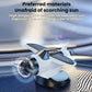 White and black solar-powered airplane dashboard ornament on a rotating base
