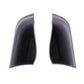 Gray/purple car door armrest storage box insert set, two pieces with textured icon