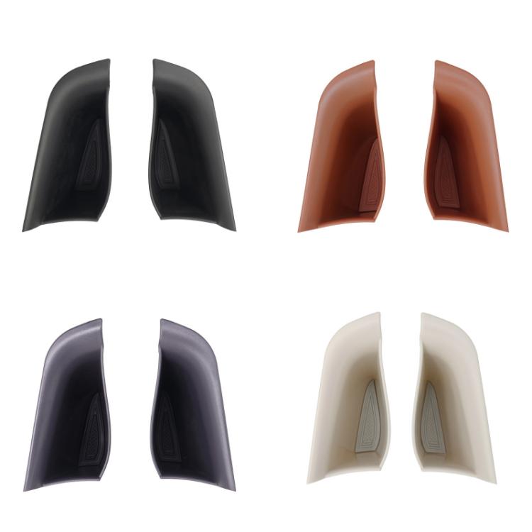 Assorted color car door armrest storage box inserts, multiple two-piece sets