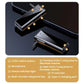 Black car AUX Bluetooth transmitter/receiver with status light, microphone, and controls