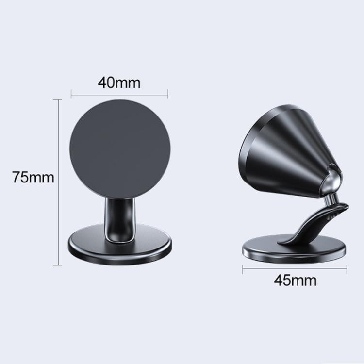 Rotating phone mount with adjustable arm, shown with 40mm and 75mm size