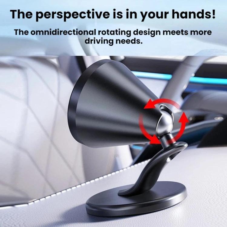 Adjustable magnetic phone holder with rotating head joint and support arm