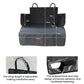 Oxford pet mat with adjustable straps and wide hook-and-loop attachment