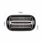 Braun 64B replacement shaver head (5.8 x 3.4 x 2.2 cm), black housing