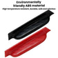 Car rear camera rain shield, 2-piece set, black and red curved covers