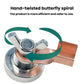 Magnetic grounding clamp with copper strap contact and wing bolt connector