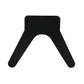 Black V-shaped bow support block with wide legs and flat top for kayak trailer use.
