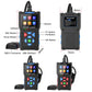 OBD-II car diagnostic scanner labeled diagram with button layout and OBDII port