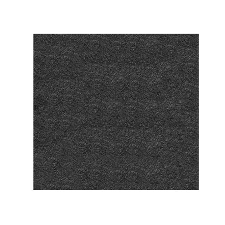 Charcoal dark felt garage floor mat, smooth non-slip surface, rectangular