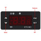ETC-961 temperature controller front panel with red LED temperature display and buttons
