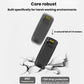 Rugged handheld terminal with drop protection graphic and IP67 label