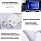 White game controller with detachable D-pad and magnetic faceplate design