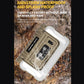 Foldable camping light with sealed design, tan double panels in wet rain conditions