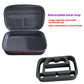 Hard shell carry case with removable inner tray and accessory holder, black with red trim