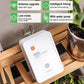 White WiFi watering control box on stand with power button