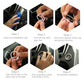 Adhesive ring sticker installation steps: peel tape backing and press firmly