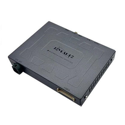 Wireless CarPlay/Android module decoder, black box with ports and model label