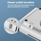 Nail dust collector with concealed power port area and side ventilation grilles