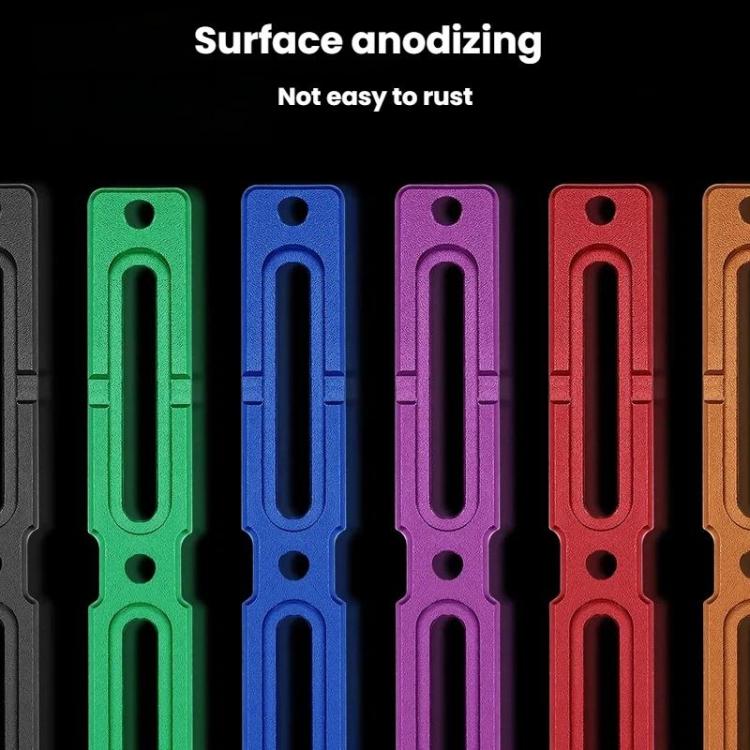 Anodized bike water bottle cage hole adjuster in assorted colors