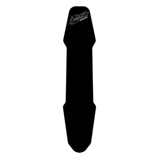 Black silicone bike frame protector pad with logo, smooth protective shape