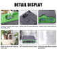 Dual-pump WiFi watering controller details: clamp, hidden hook, and multiple outlets