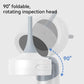 Rotating ear inspection head mechanism with foldable viewing tube