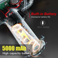 Built-in battery module inside welding machine with Type-C connection