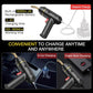 Black plastic welding gun kit with copper tip and charging adapter