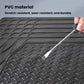 Car trunk mat with textured ridges for scratch resistance and grip