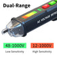 ZOYI non-contact voltage detector pen with colored indicator bars and end probe