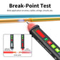 ZOYI non-contact voltage detector pen with window display and red/green alarm indicators