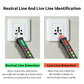 ZOYI non-contact voltage detector pen with green and red indicator lights and alert buttons