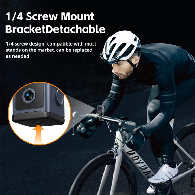 Wireless mini battery camera with detachable 1/4 screw mount bracket