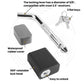 Square-head trailer lock with chrome handle, black 360° rotatable head, 2 flat keys