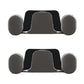 Vehicle-mounted phone holder, double adhesive hooks in matte gray with black base