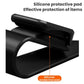 Black car visor glasses clip with silicone protective pad