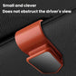 Orange car visor glasses clip with silicone protective pad and lens holder