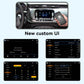 Wireless CarPlay decoder module with new custom UI shown on car touchscreen and menus.