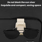Car sunglasses visor clip, light beige holder for tickets and cards