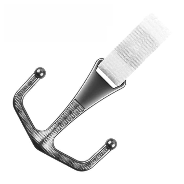 U-shaped motorcycle front metal hook with light strap and three attachment points
