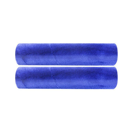 Blue dual roller brush replacement with two cylindrical roller sleeves