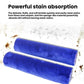 Blue dual roller brush replacement rollers for stain-absorbing scrubbing