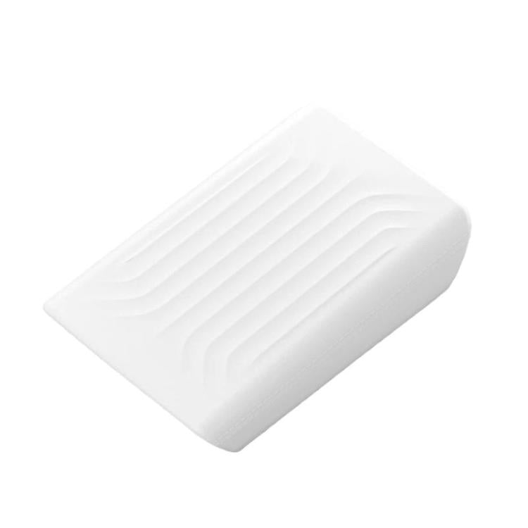 White center console armrest box dust cover with ridged texture