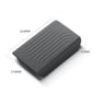 Dark gray armrest box dust cover, ridged texture with 329x218 mm dimensions