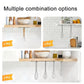 Mixer accessory storage hook set with multiple pieces for different layouts