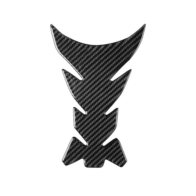 Kawasaki Z900 fuel tank decor sticker, black carbon-fiber arrow decal