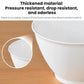 Double-layer washing and draining basket, close-up of white bowl rim and inner basin