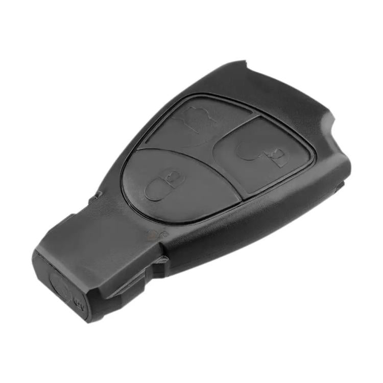 Remote key shell case, dark gray with raised lock and unlock icon panel